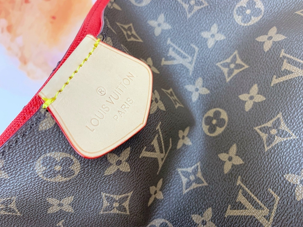 ルイヴィトンバッグ角部分ディテール